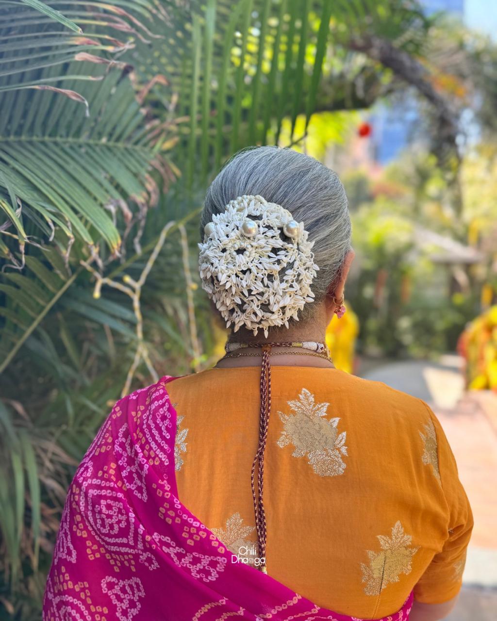 Phooljaal crochet hair Bun