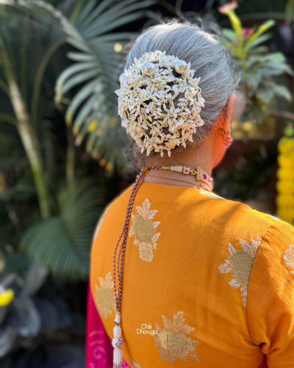 Phooljaal crochet hair Bun