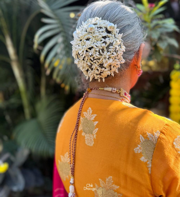 Phooljaal crochet hair Bun